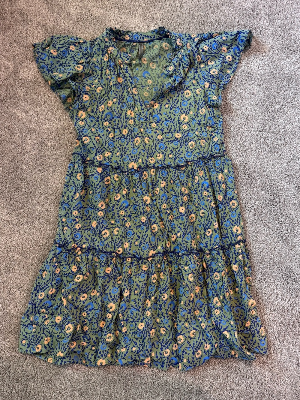 Anthropologie Penrose Tiered Tunic Dress
